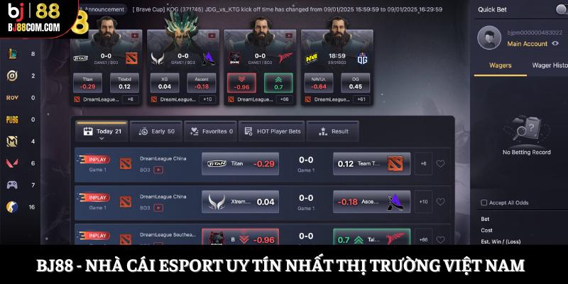 BJ88 - Nhà cái Esport uy tín nhất thị trường Việt Nam