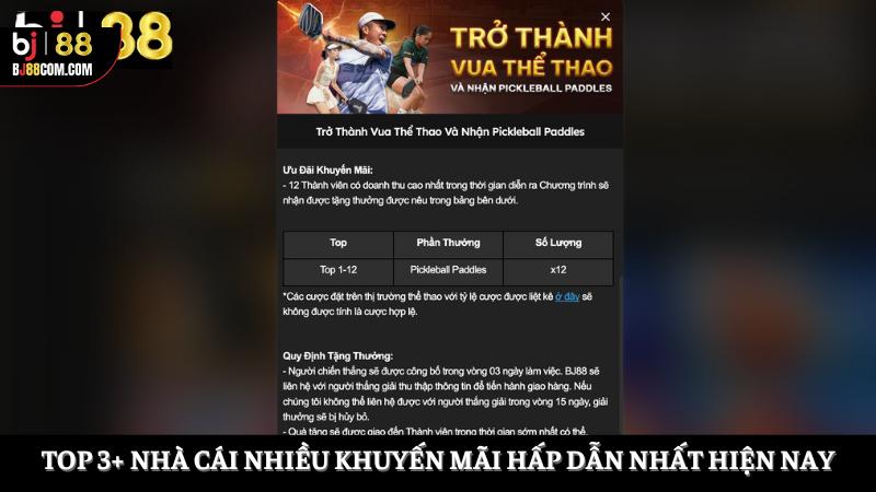 nhà cái nhiều khuyến mãi