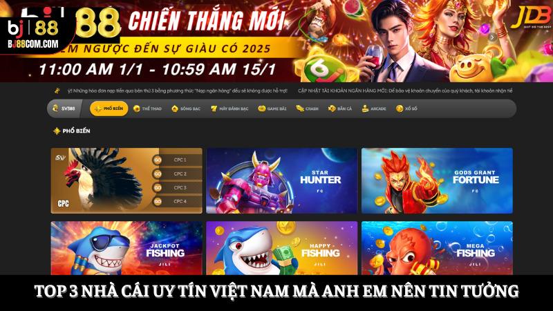 Nhà cái uy tín Việt Nam