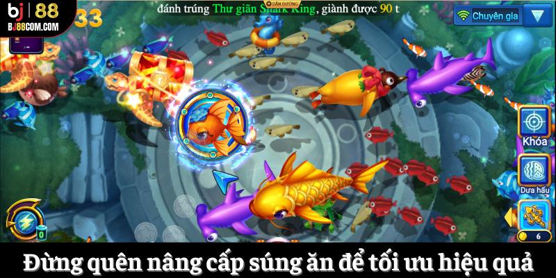 Đừng quên nâng cấp súng ăn để tối ưu hiệu quả